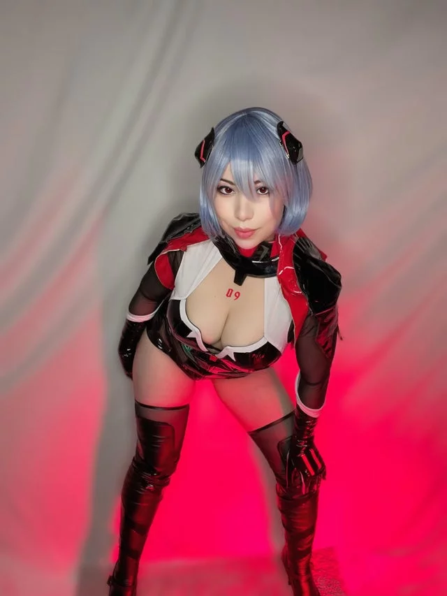 Rei Ayanami cosplay from Neon Genesis Evangelion by @cammymoon8