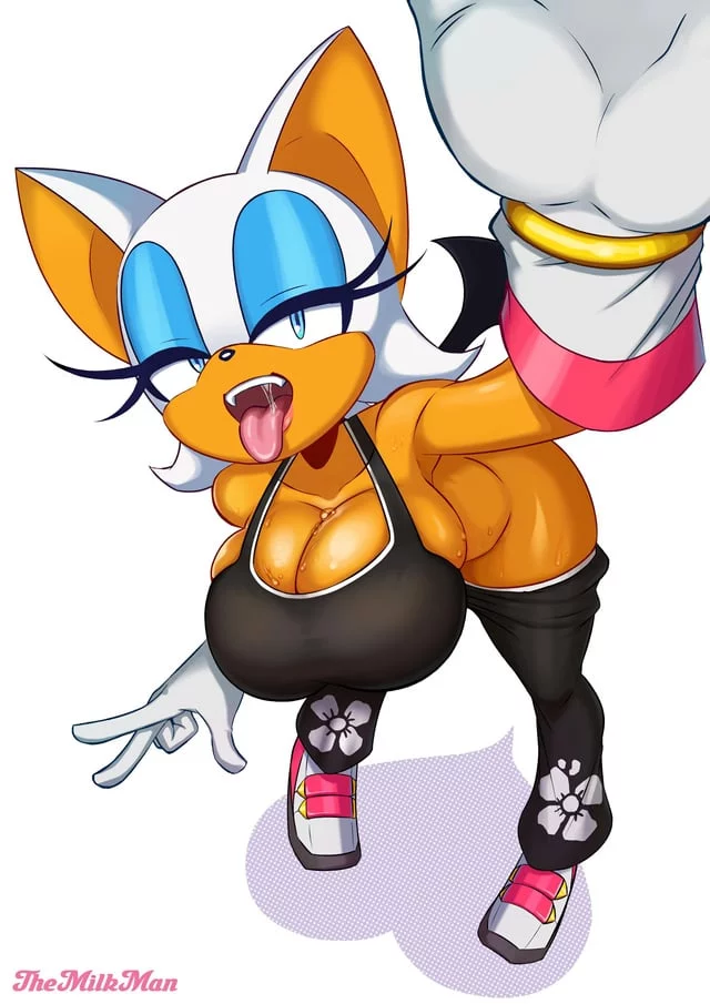 I have a strong urge to jerk off to (Sonic) girls like (rouge) right now