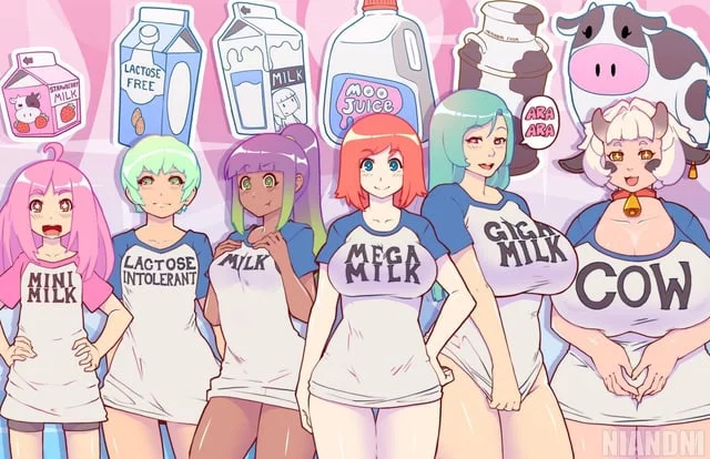 6 types of milk girls