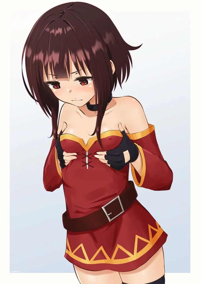 Finally home from a trip, now I can fap nonstop to girls like (megumin)