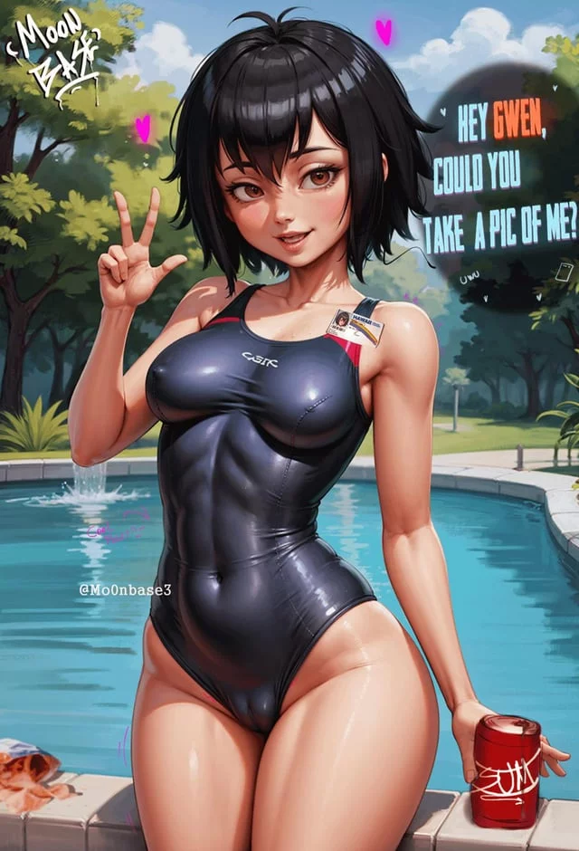 (spiderverse) Do you need to cum? I’ll send you spicy art inspired by the girls from spider verse! Pick between Peni or Gwen!