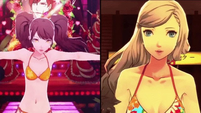 Buying the (Persona) Dancing games not to actually play them, but to whip out my dick for (Ann) and (Rise) doing slutty dances in their sexy outfits, ESPECIALLY their bikinis. I've done fun jerk in game challenges for these two that I'd be glad to share and talk about with others! I love them! <3