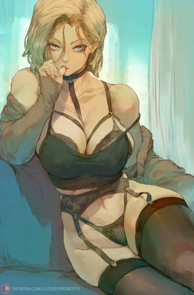 Android 18's lingerie (CuteSexyRobutts)[Dragon Ball Z]