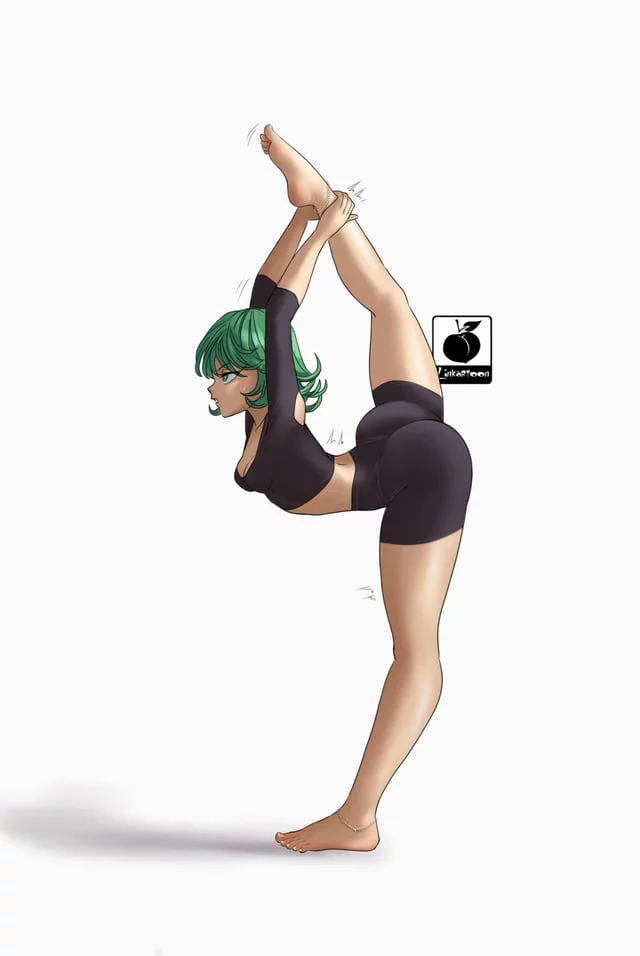 Tatsumaki stretching [One-Punch Man] (Linkartoon)