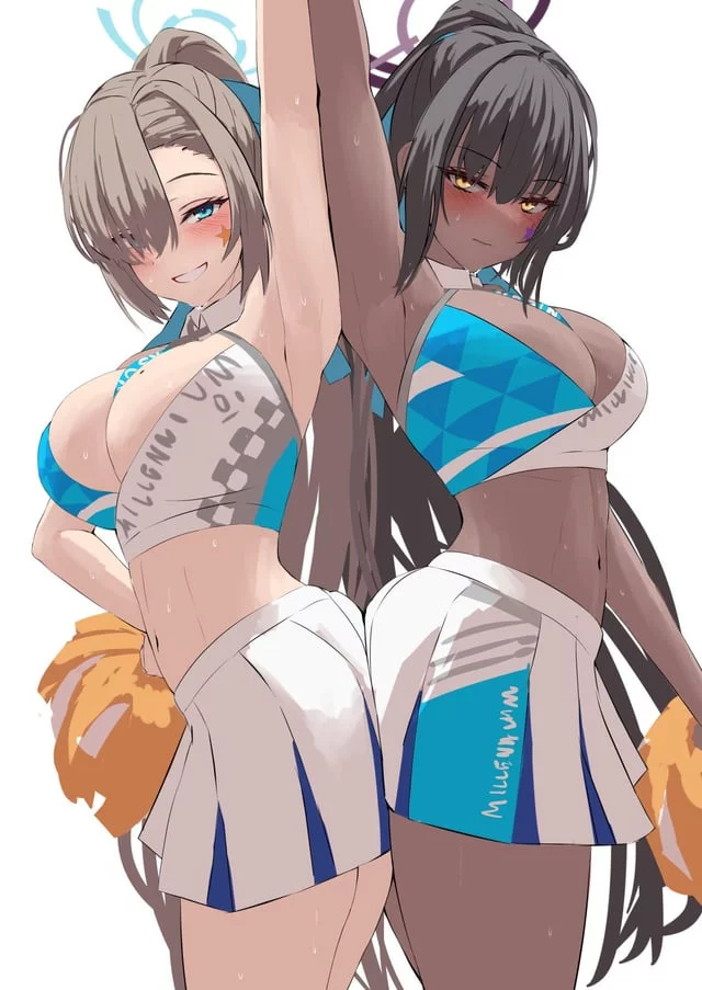 Cheerleaders Asuna & Karin [Blue Archive]