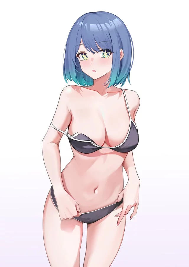 Akane in bikini
