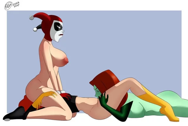 Batgirl harley Quinn and poison Ivy [DCAU Batman] (bunbunmuffin)