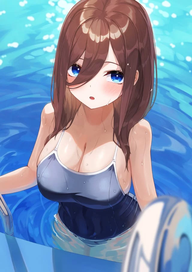 Miku In The Pool (The Quintessential Quintuplets)