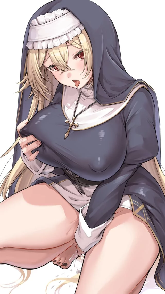 I have been so worked up lately... I just hope my sisters don't find out.. I can only imagine what they do... How they'd punish me~ (I want to be a horny, pent up nun, caught by the other nuns)