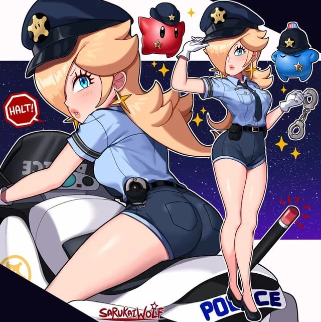 Officer Rosalina reporting for Duty SarukaiWolf Super Mario  