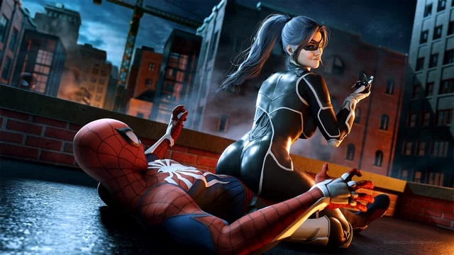 Black Cat and Spider-Man (Thiccboysteven) [Marvel]