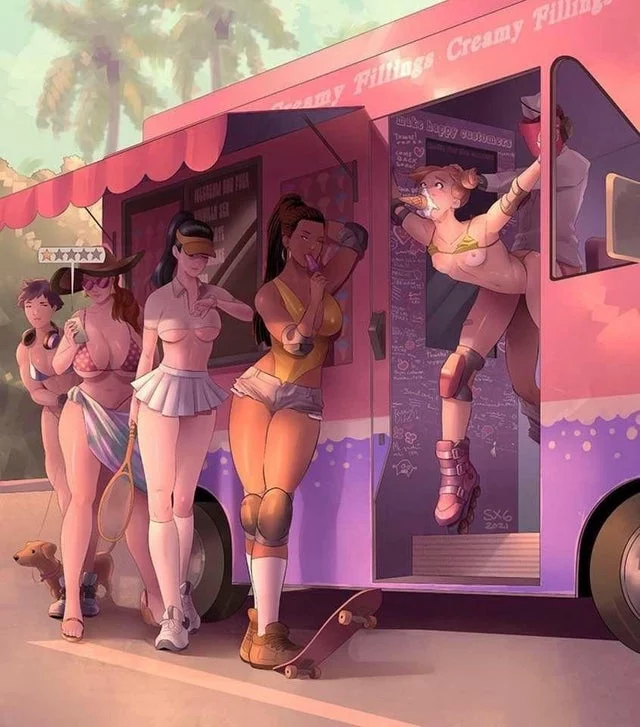 forget the muffin man i want the ice cream man to fill me with his cream