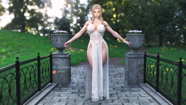 Aerith White Exotic Dress (TB25) [Final Fantasy]