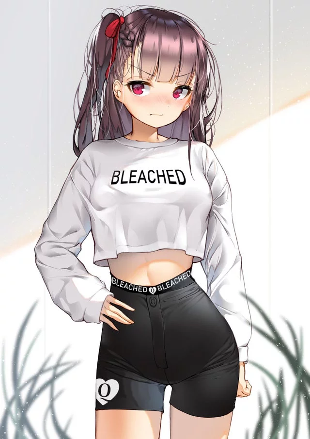 Ever since my big sister got her new boyfriend, she's started wearing this new brand of clothes... I thought the designs were cute, so bought some for myself to show him...