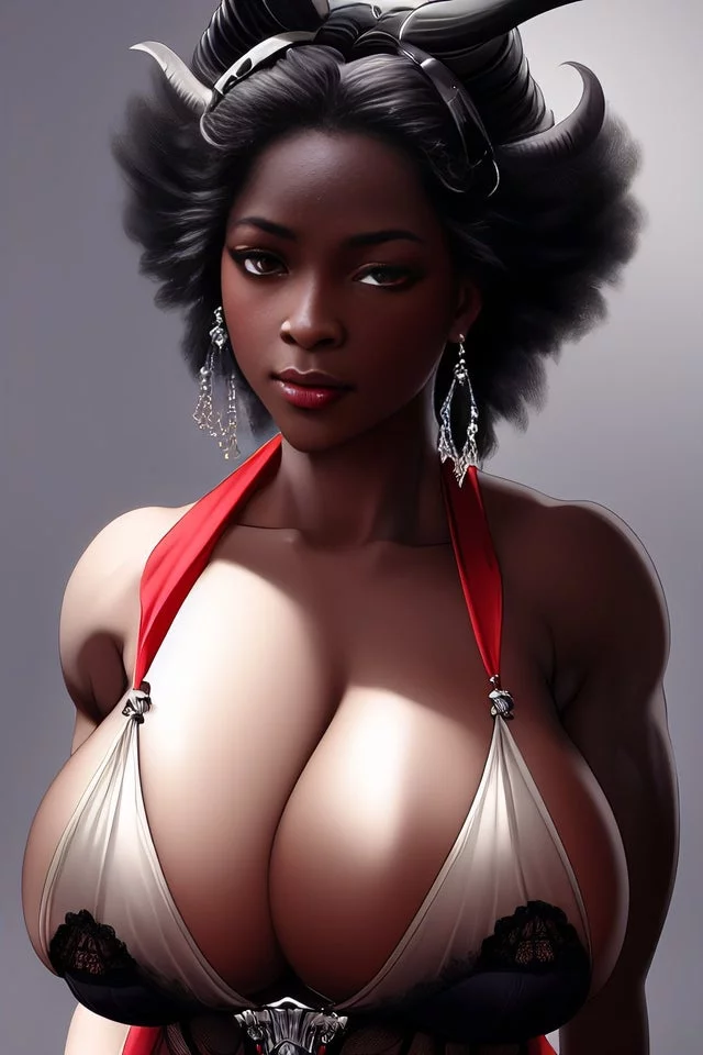 Ebony beauty [done with Stable Diffusion] (MrCatJak)