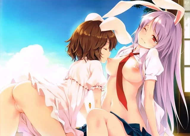 Bunny girls enjoy each other