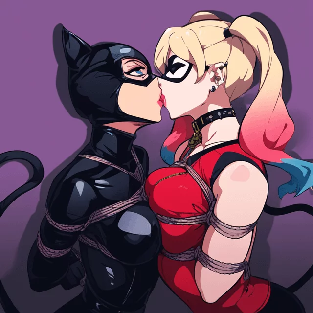 Catwoman and Harley Quinn