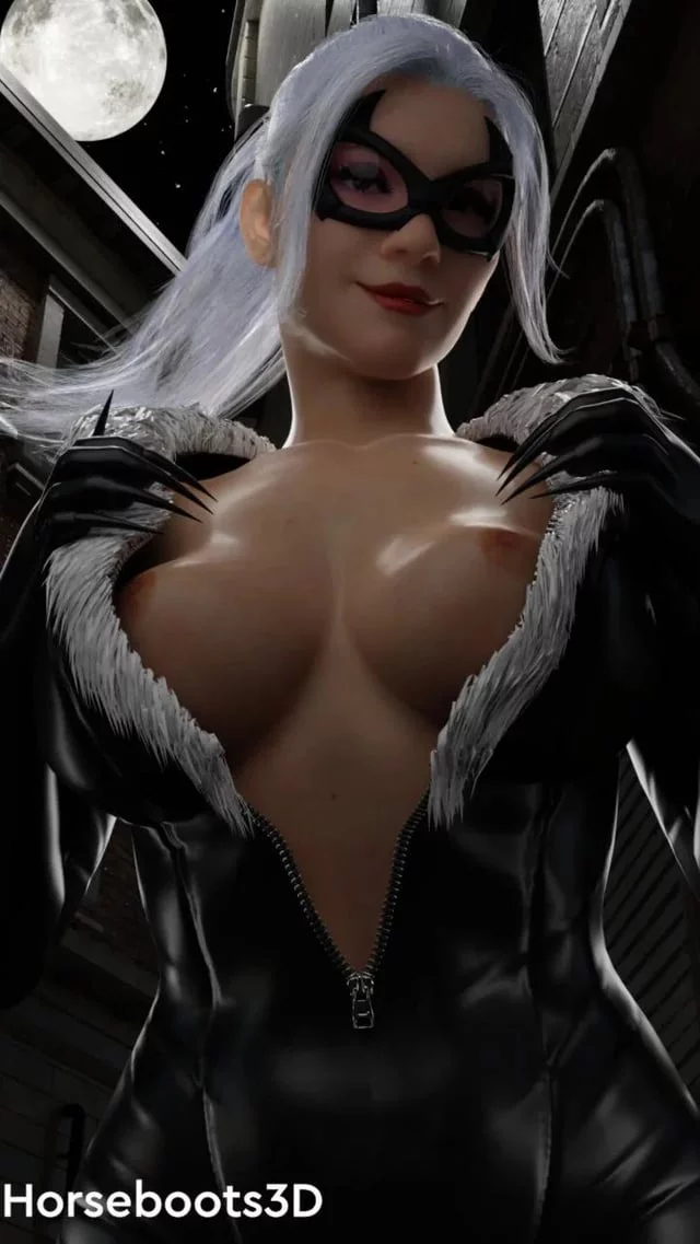 Sexy Black Cat Horseboots3D Marvel free hentai porno xxx  