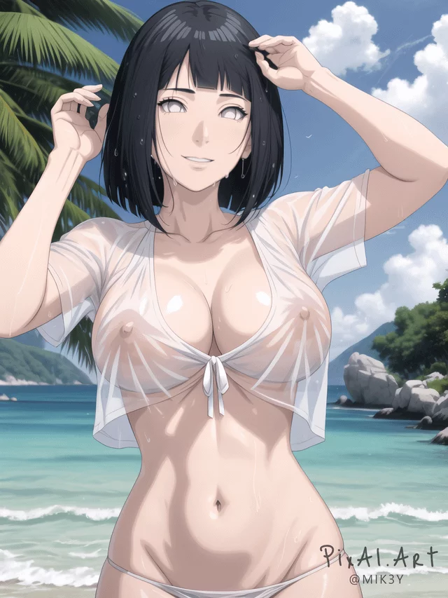 Hinata On The Beach