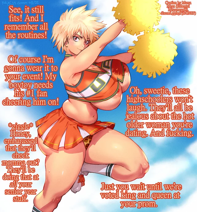 Older Girlfriend Cheers You On [f4m] [f4f in comments] [Mitsuki Bakugo] [age gap] [POV you are high school senior]