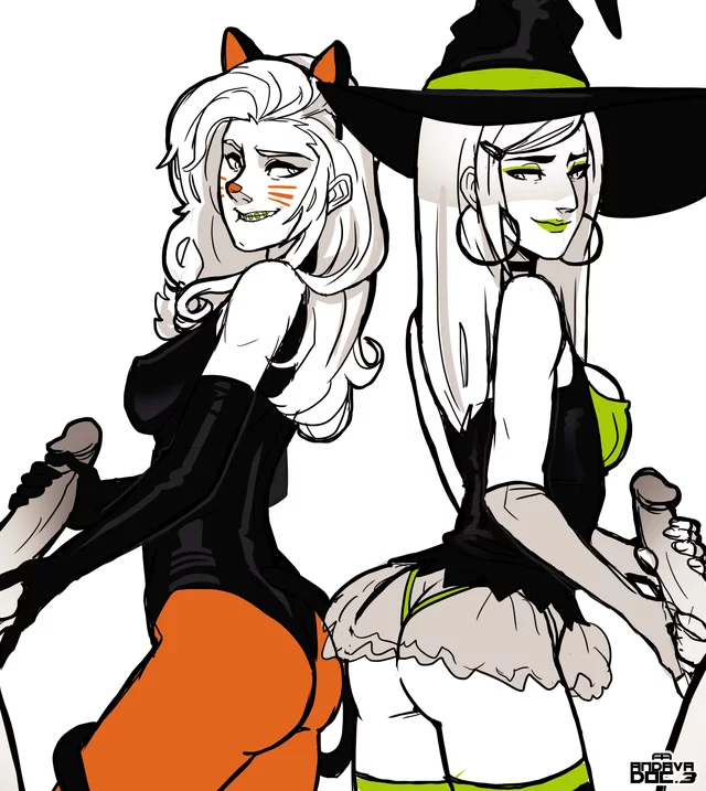 sluts of the Halloween party