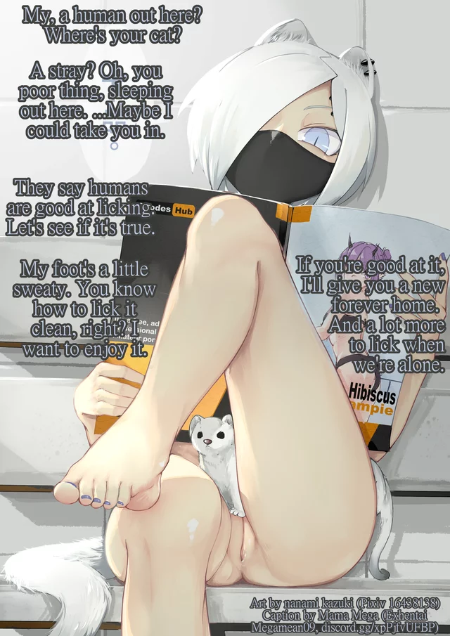 Catgirl and the Stray Human [f4a] [catgirl, duh] [POV you are the animal] [public licking]