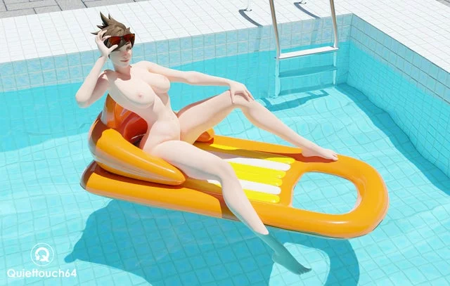 Tracer Relaxing in the Pool