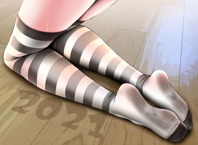 Striped Kneesocks
