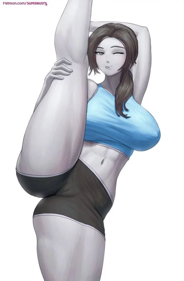 (Wii Fit Trainer) can train this dick