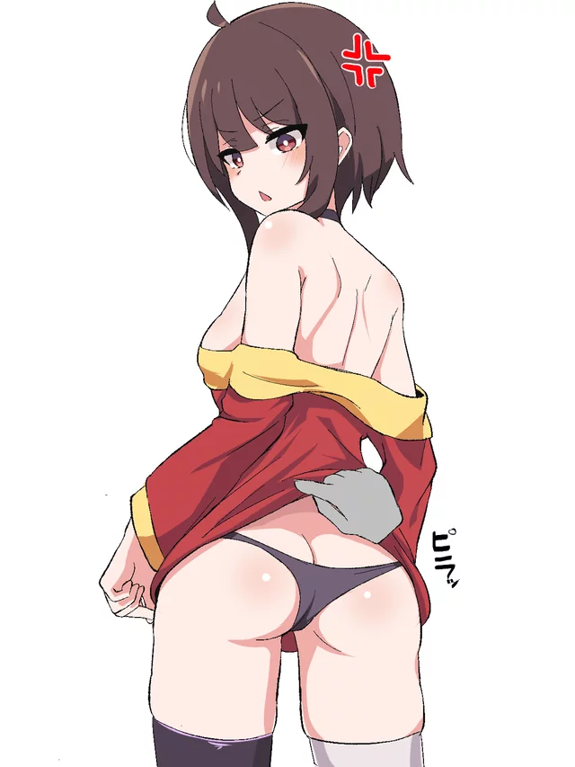 (megumin's) body is so perfect >⁠.⁠< I can't stop jerking it to her every time I get horny ❤️