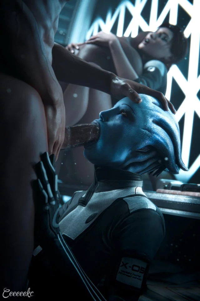 Liara and Shepard (CEKC) [Mass Effect]