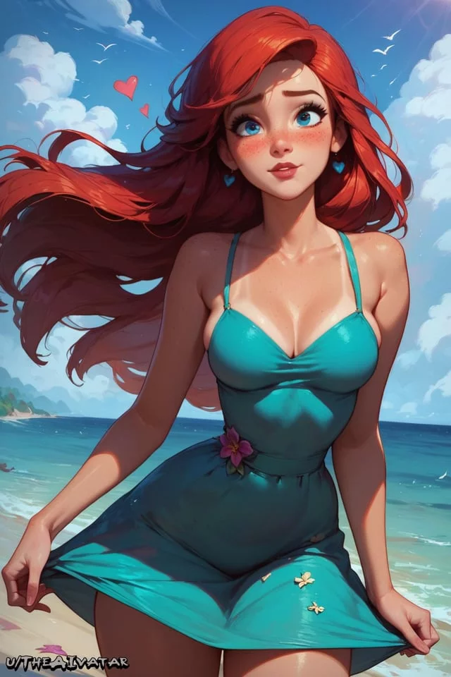 Ariel ready for sundress season (TheAIvatar)