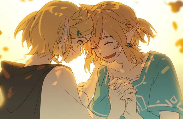 Link And Zelda Happy Together (Haokoooo) [The Legend Of Zelda]