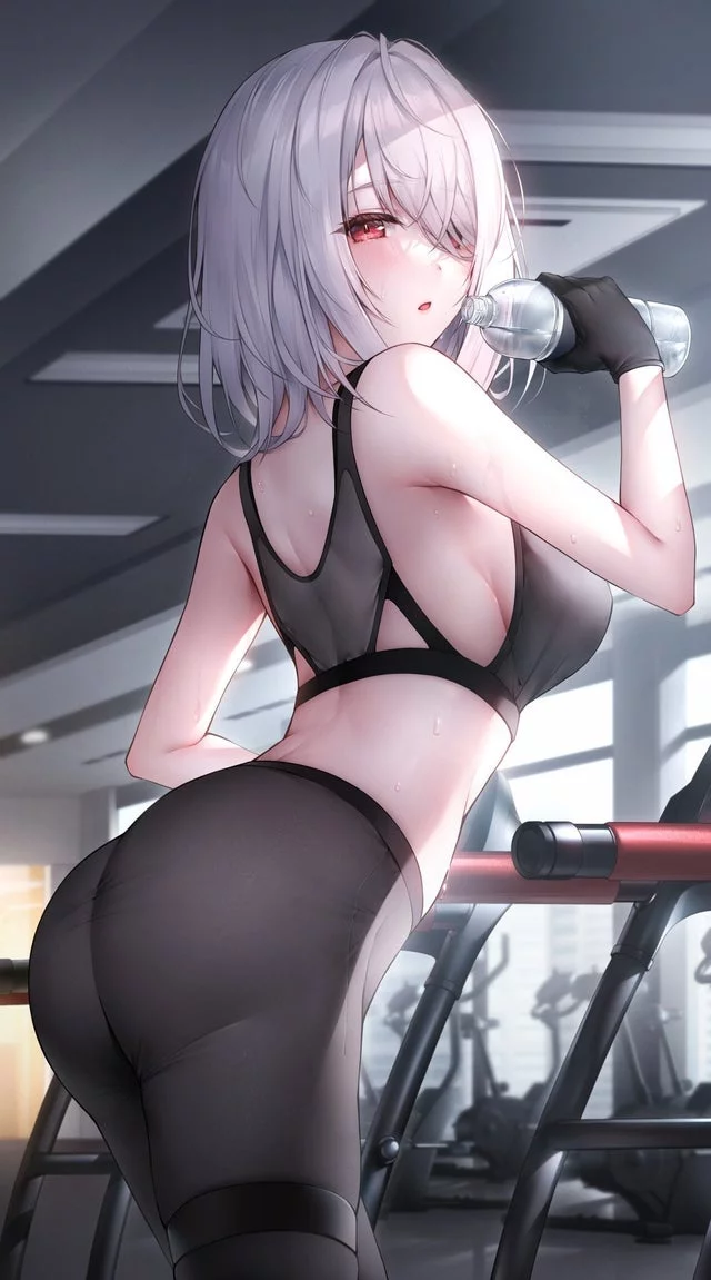 Staying Hydrated at the Gym [Artist's Original]