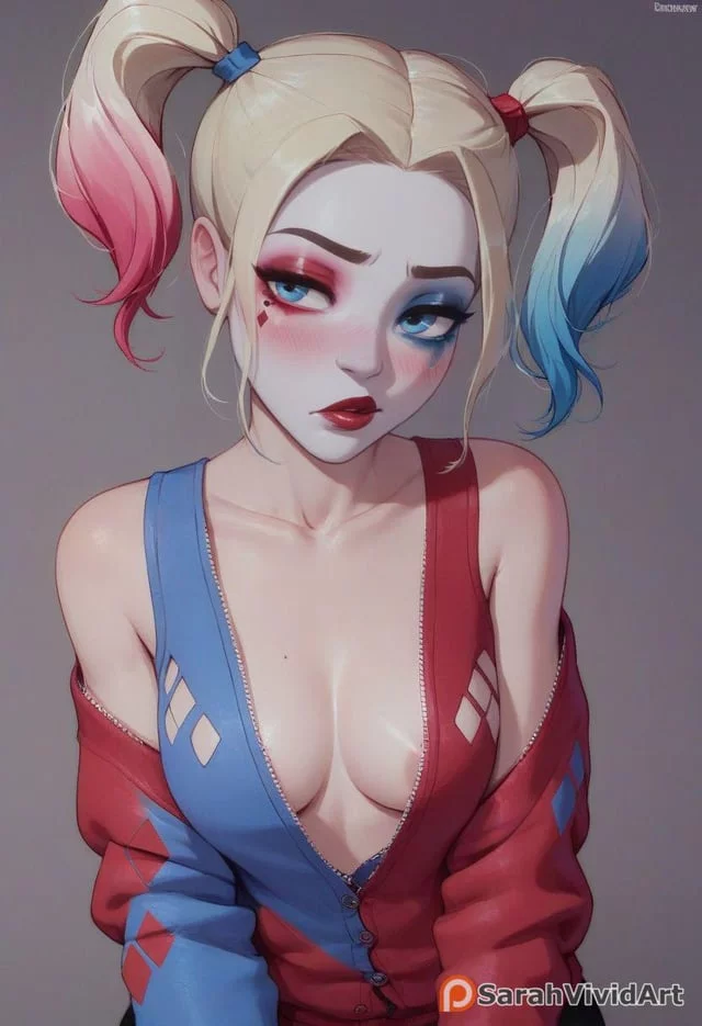 Harley Quinn in all her beauty 