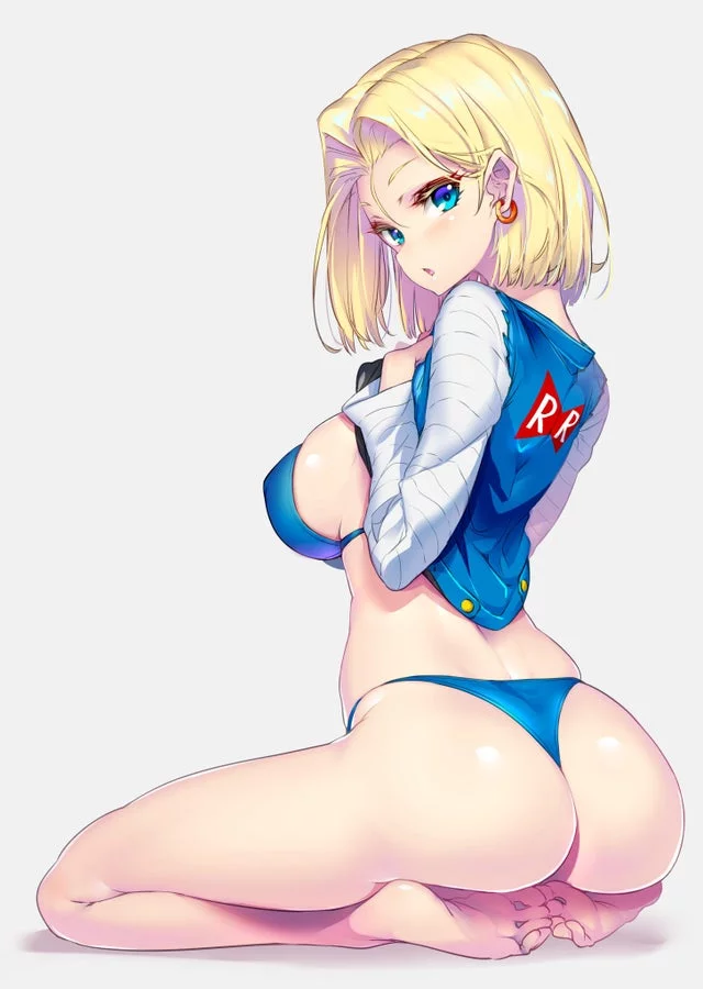 (Android 18) looking real cute