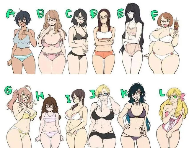 Which gal would fit your personality better~? I think I'd make for a wonderful C or L~ ❤️