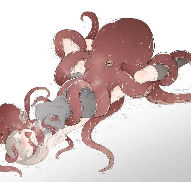 nngghooohh~ these octopi snuck into my room, b-but it grabbed me and wrapped all around me, and it just feels sooooooo gooood~... I-it's suctioning and rubbing all up against my most most sensitive parts with it's slimy tentacles, nnnggh~ 9///9 ❤️💖💜