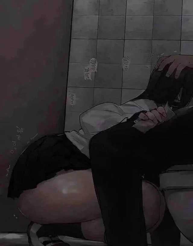 Just sucking a friend on the toilet of a club