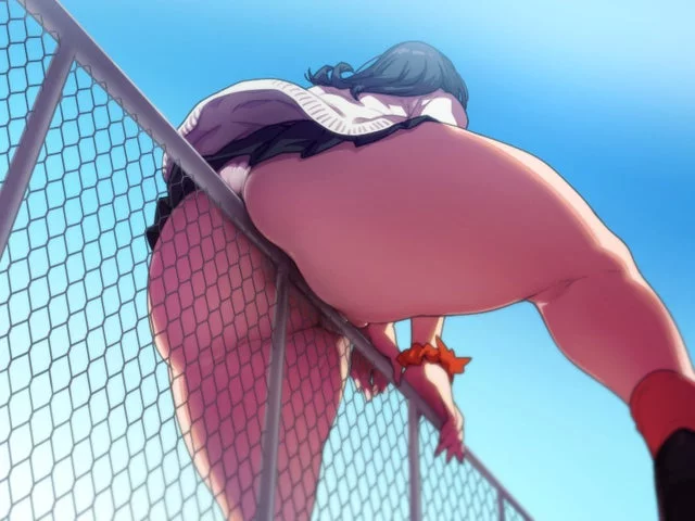 Rikka hops the fence