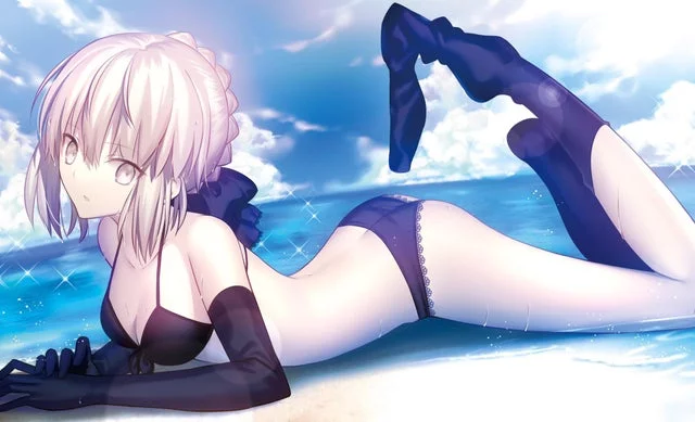 (Saber alter) I love teasing the NNN crowd, and why not my wife be the one to show off :)