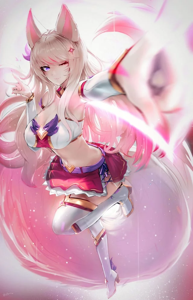 I'm so horny for Star Guardian Ahri, want to jerk off to her? (LOL)