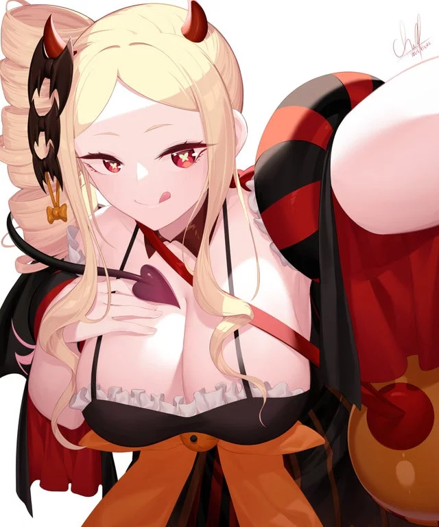 (Beatrice)'s naughty succubus tail is pointing at...? (Re:Zero)