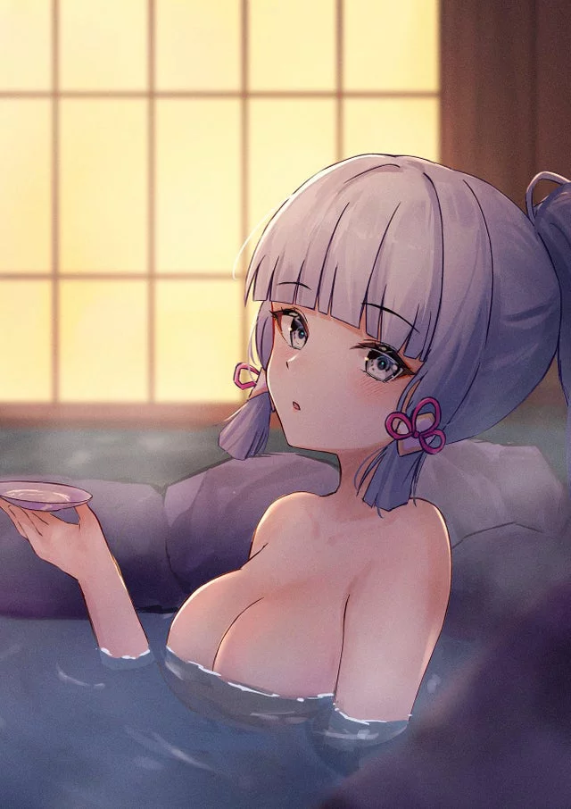 Ayaka in the Hot Springs