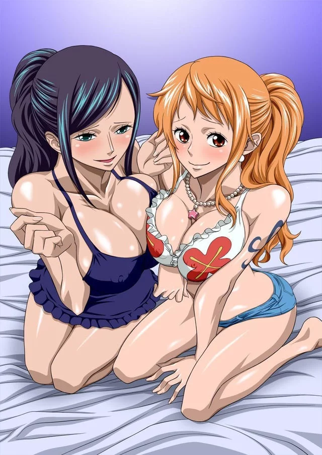 (Robin and Nami) who wants to join in on this fun?😈