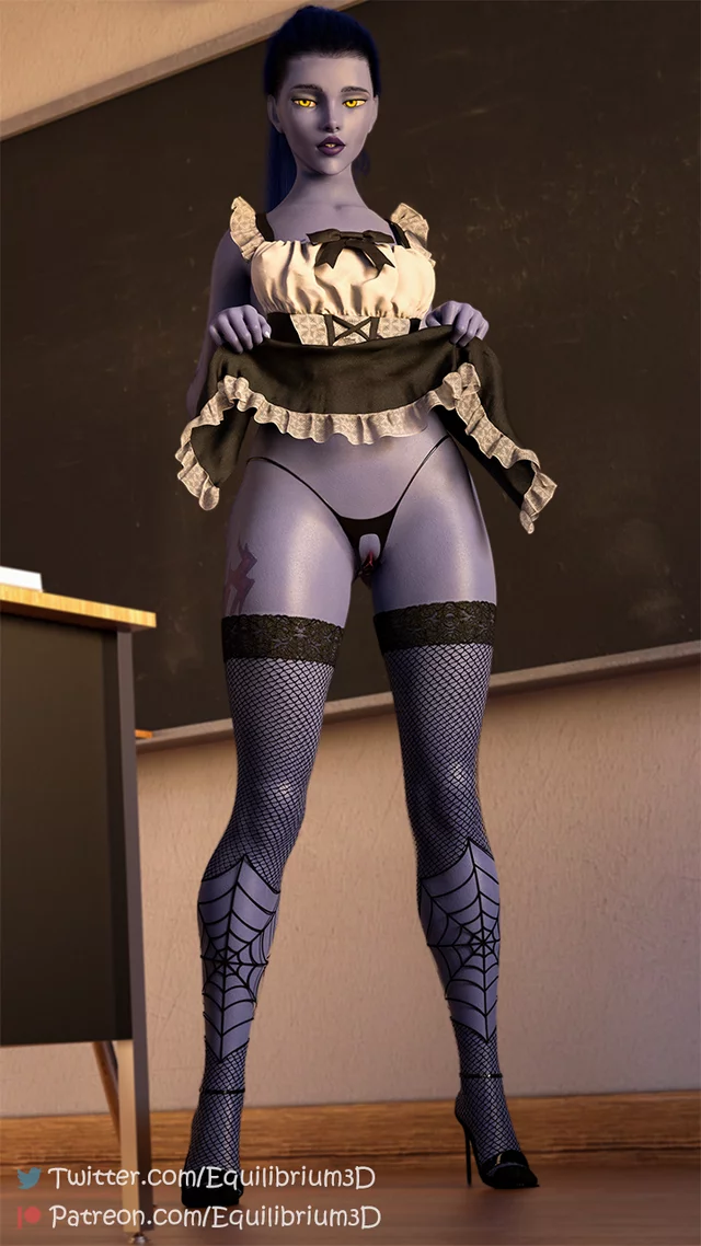 French Maid Widowmaker (Equilibrium3D)