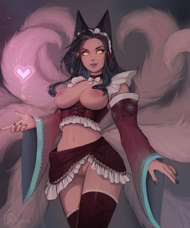 Maid Ahri is ready for work