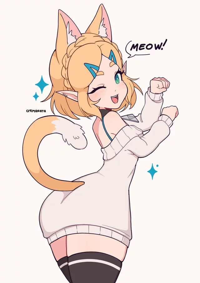 Cute Kitty Zelda (Cremanata) [Princess Zelda]