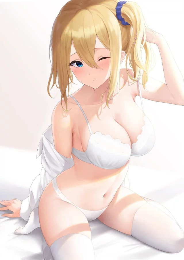 So horny for (Hayasaka) and her big tits