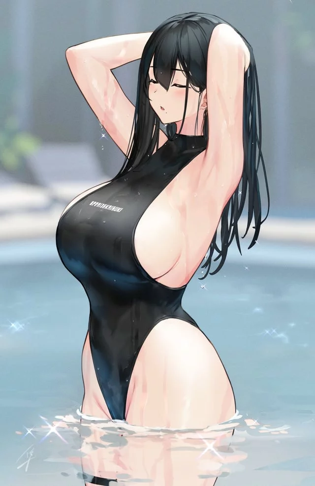 Swimsuit Beauty Beating The Heat (Hayabusa ) [Original]